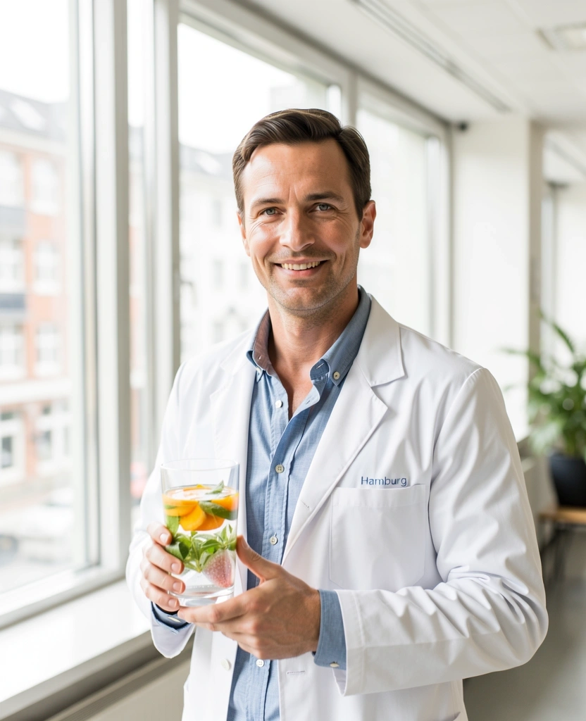 Der Gesundheitsexperte in seinem Hamburger Büro